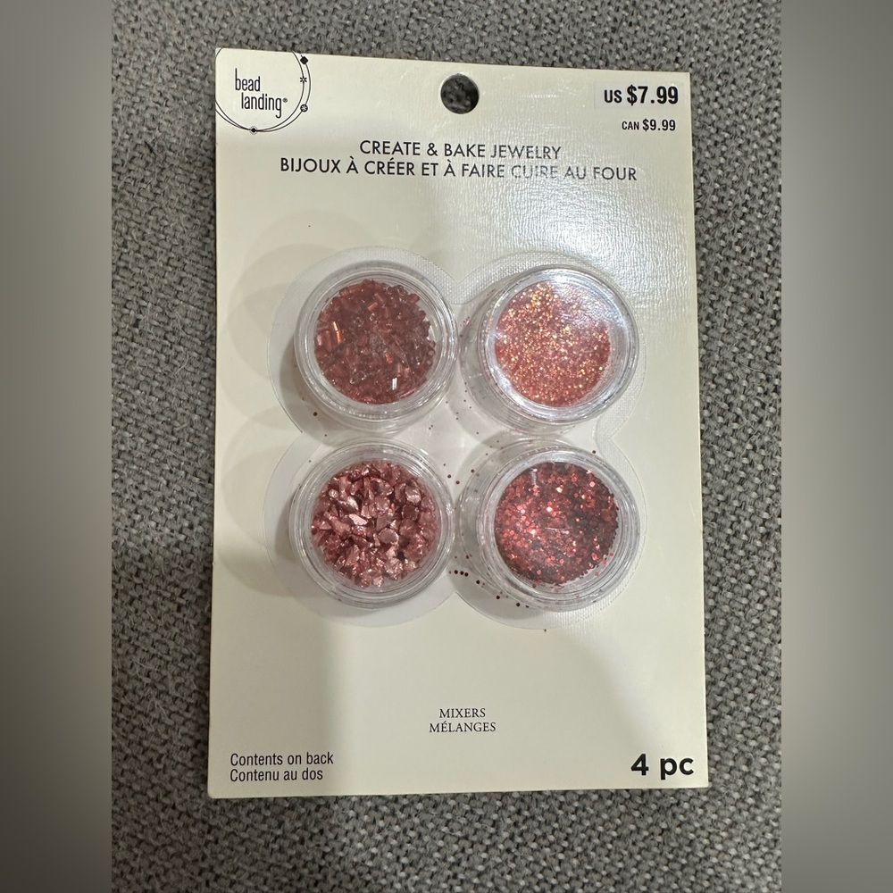 Create & Bake Jewelry Mixers - Pink and Red